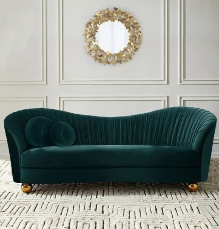 The Marbella Velvet Sofa – Grace in Every Curve