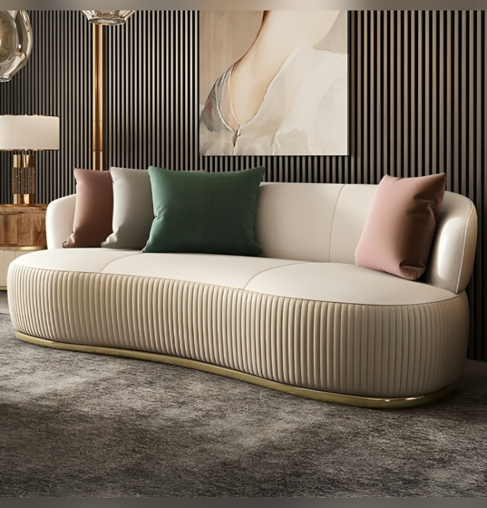 The Milano Curved Sofa – Modern Grace in Motion